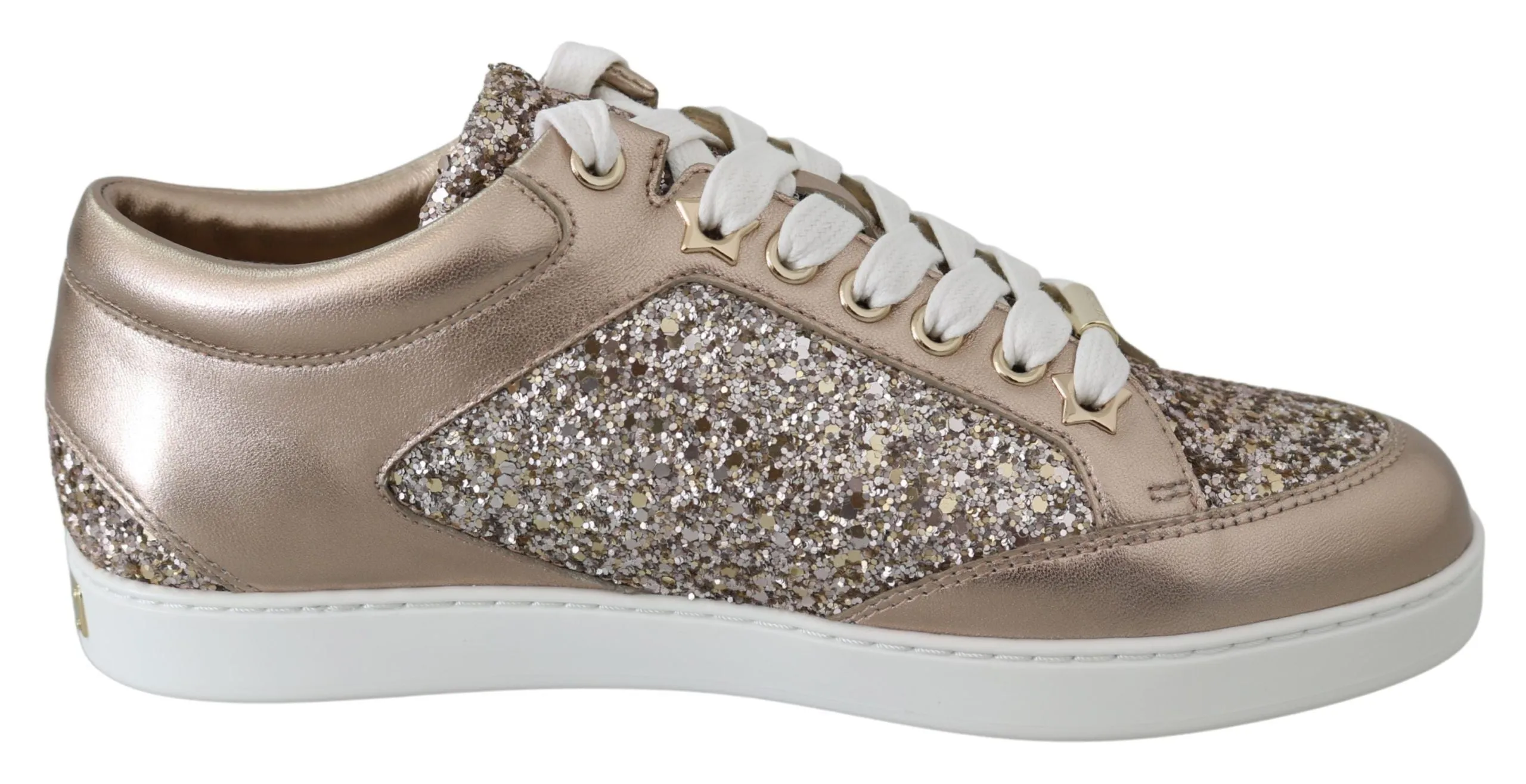 Jimmy Choo Ballet  Glitter Leather Women's Sneakers