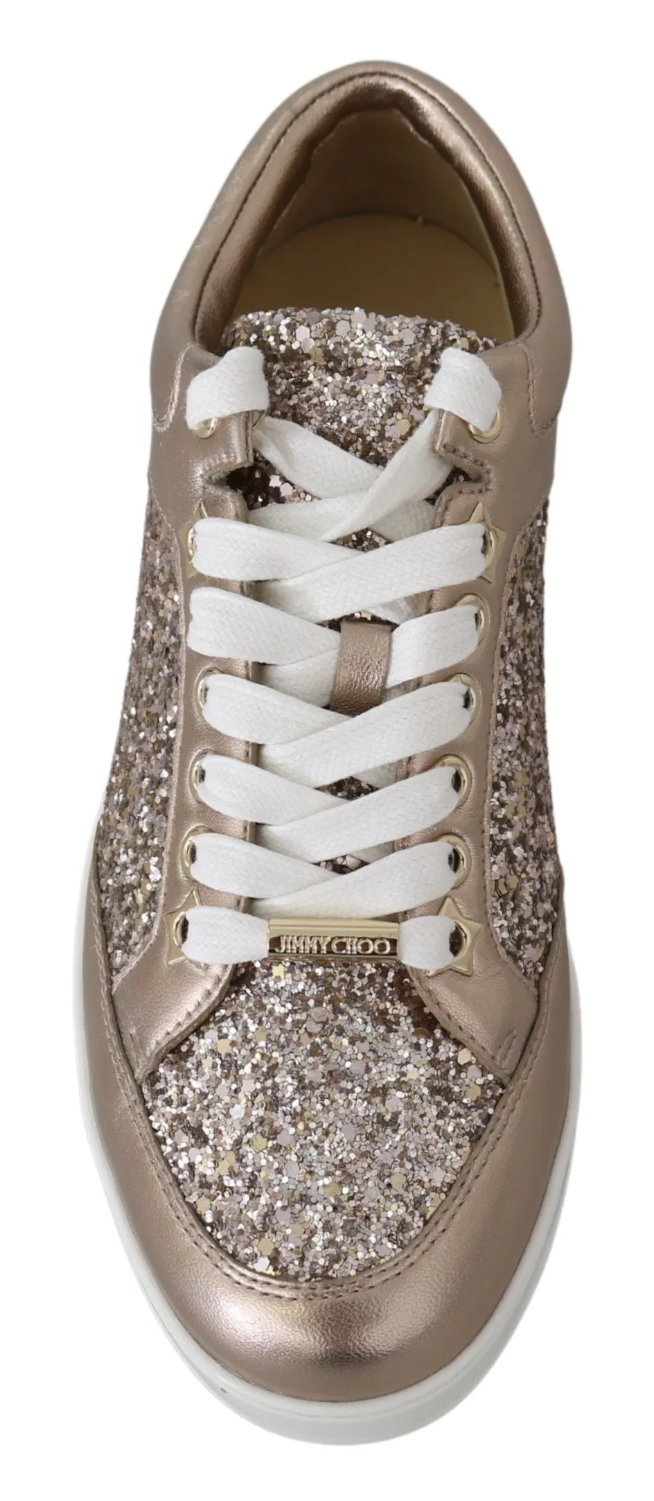 Jimmy Choo Ballet  Glitter Leather Women's Sneakers