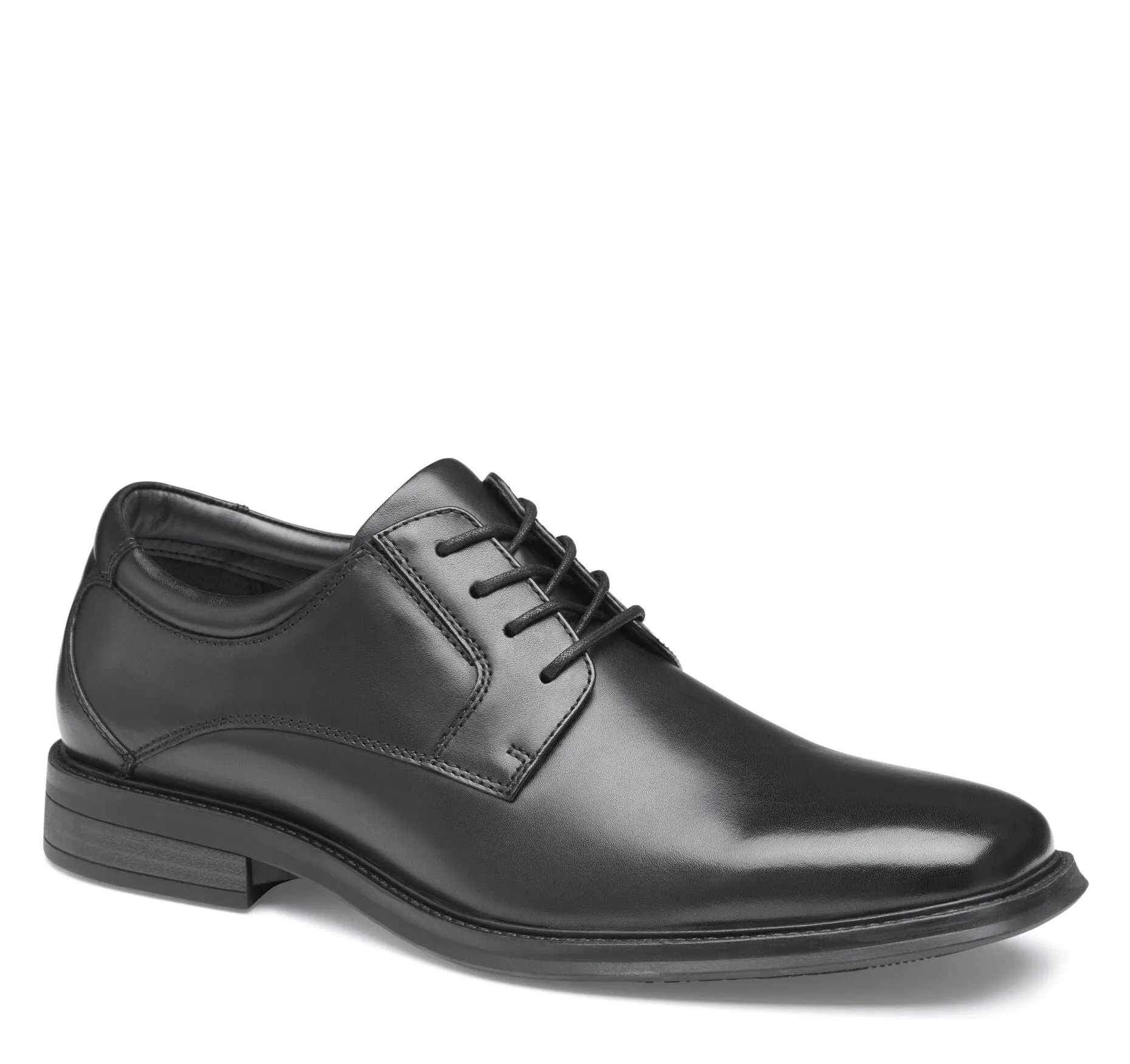 Johnston & Murphy Men's Ardmore Black Leather Lace Up Oxford Dress Shoe