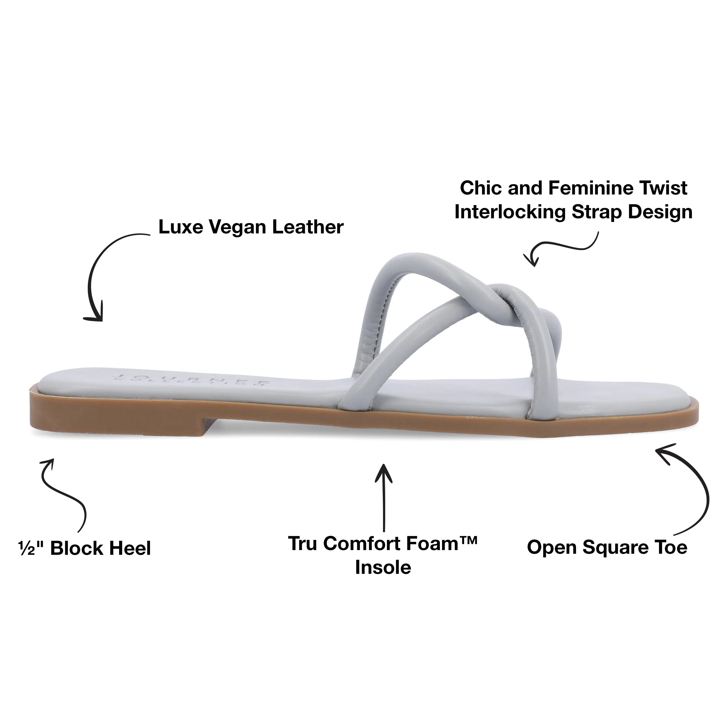 Journee Collection Women's Tru Comfort Foam Lauda Sandals