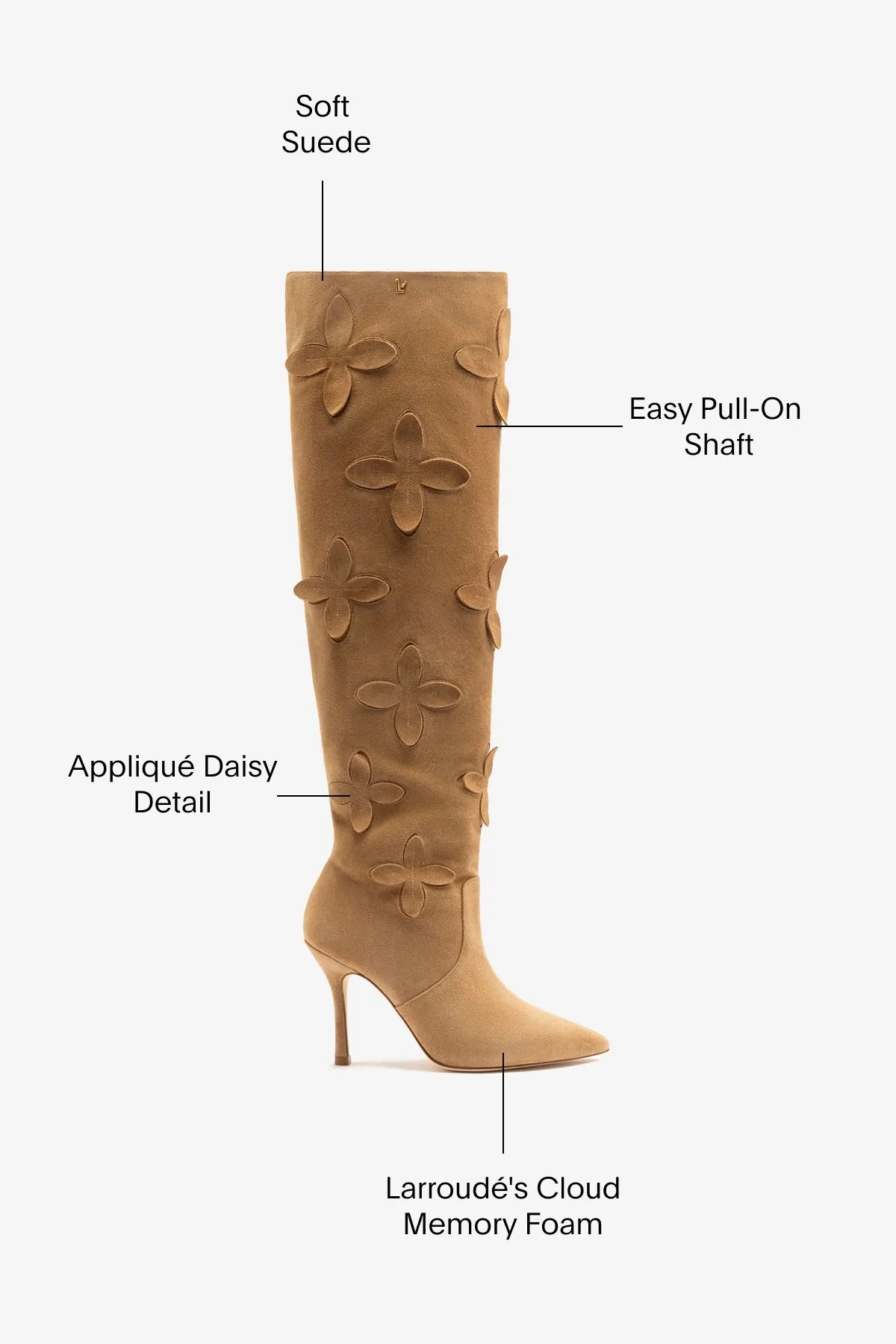 Julia Boot In Peanut Suede