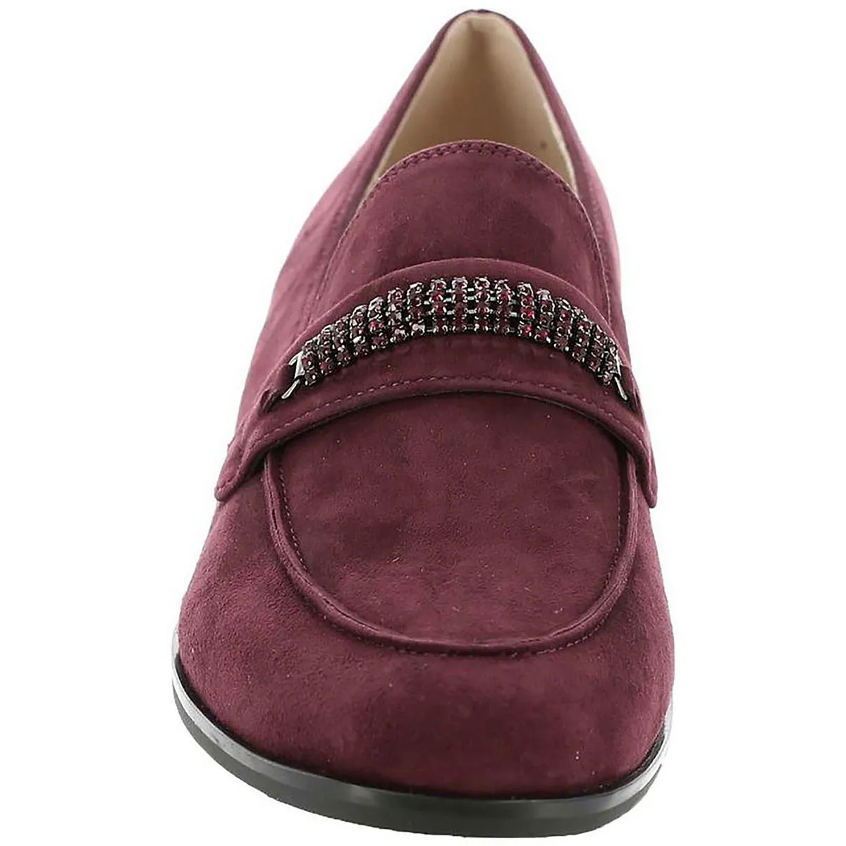 Kamila Womens Faux Suede Slip On Loafers