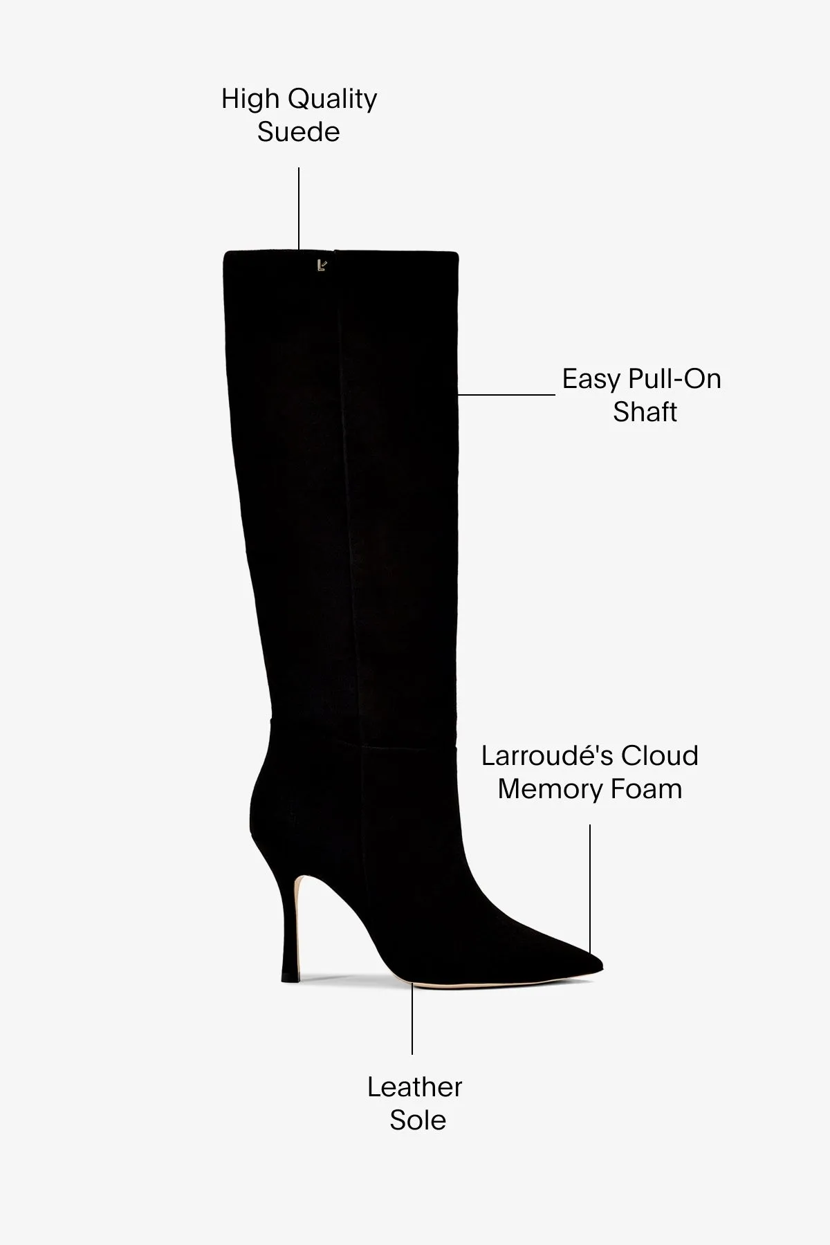 Kate Boot In Black Suede