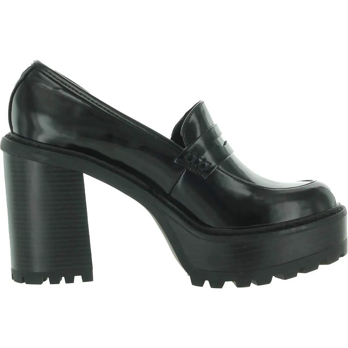 Kimberley Womens Patent Penny Loafer Shooties