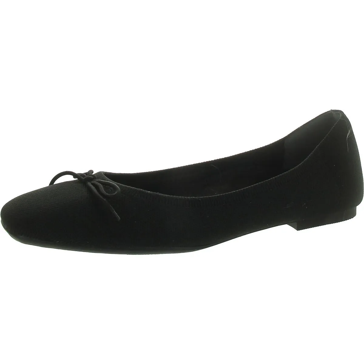 Klara Knit Womens Bow Knit Ballet Flats