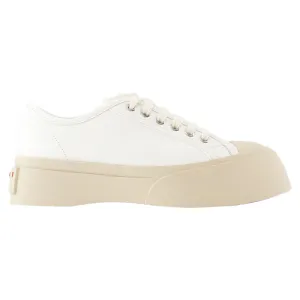 Laced Up Sneakers - Marni - Leather - White