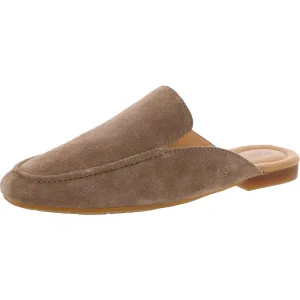 Lamara Womens Cushioned Footbed Faux Suede Mules