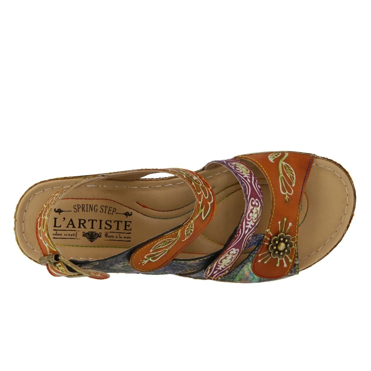 L'artiste by Spring Step Women's Sumacah Camel Multi