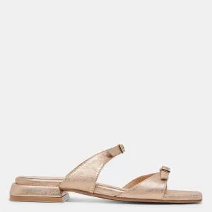 Lavern Sandals Gold Metallic Leather