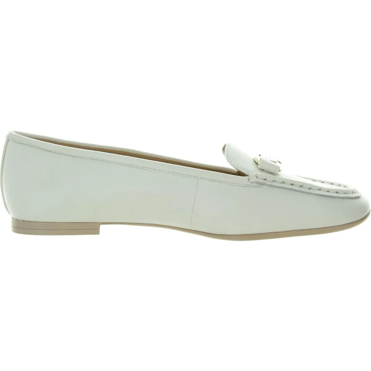 Layla Womens Leather Slip-On Loafers