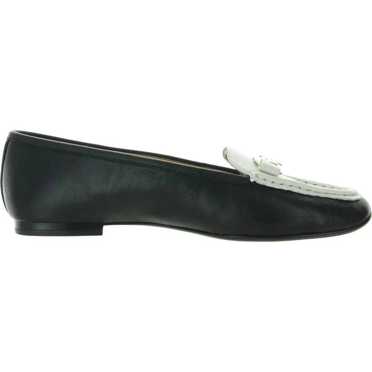 Layla Womens Leather Slip-On Loafers