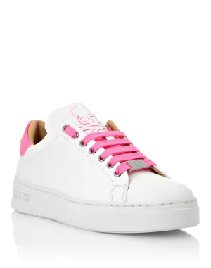 Leather Lo-Top Sneakers  Networth