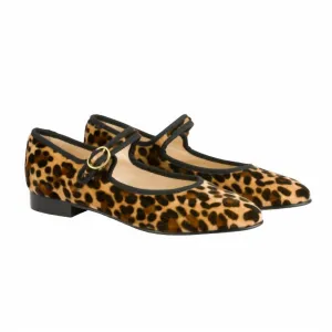 Leopard Mary Jane Loafers