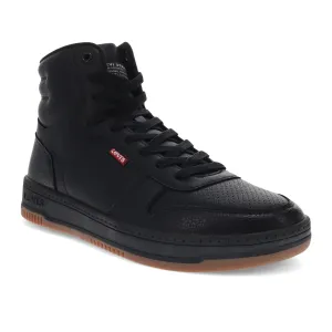 Levi's Mens Drive Hi Synthetic Leather Casual Hightop Sneaker Shoe
