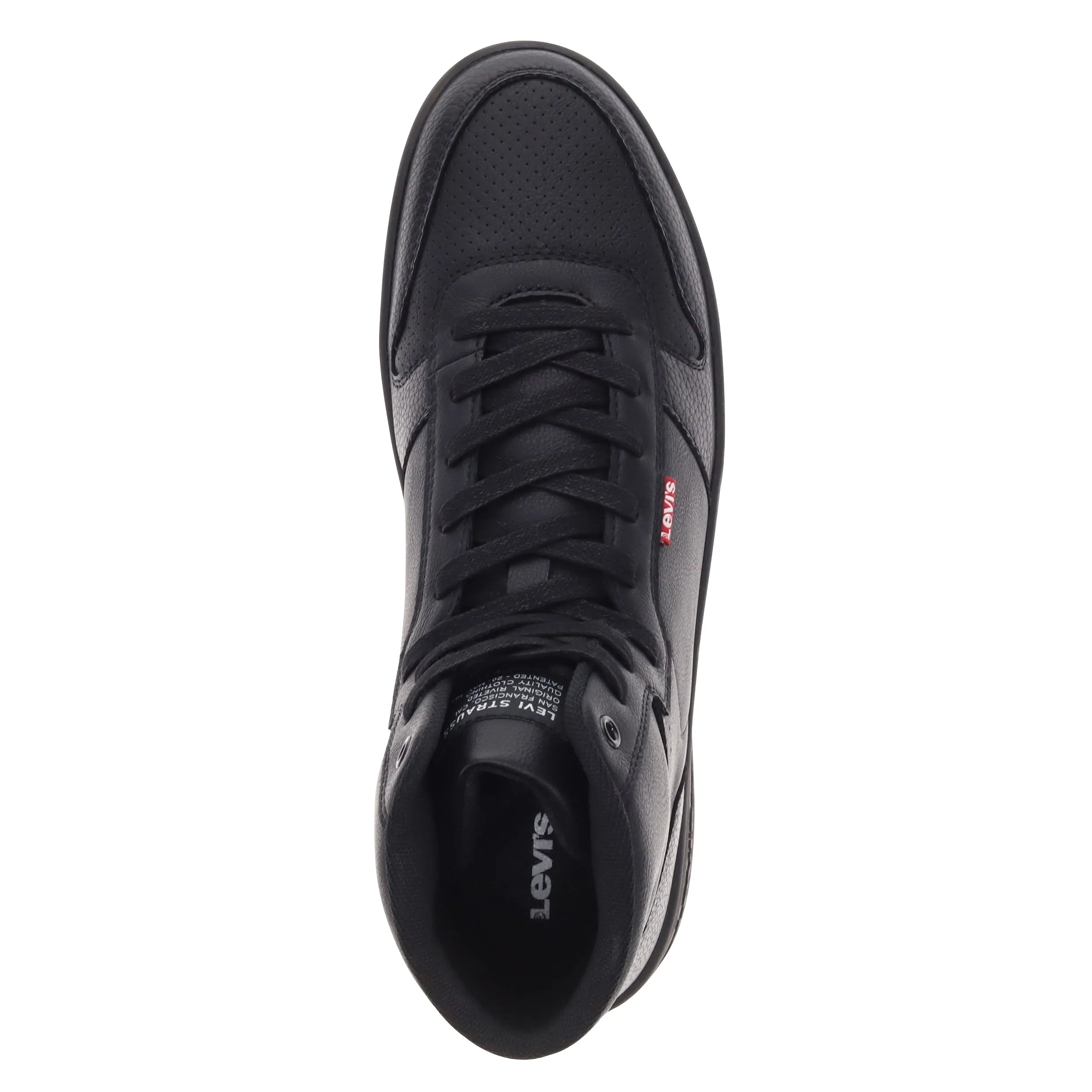 Levi's Mens Drive Hi Synthetic Leather Casual Hightop Sneaker Shoe