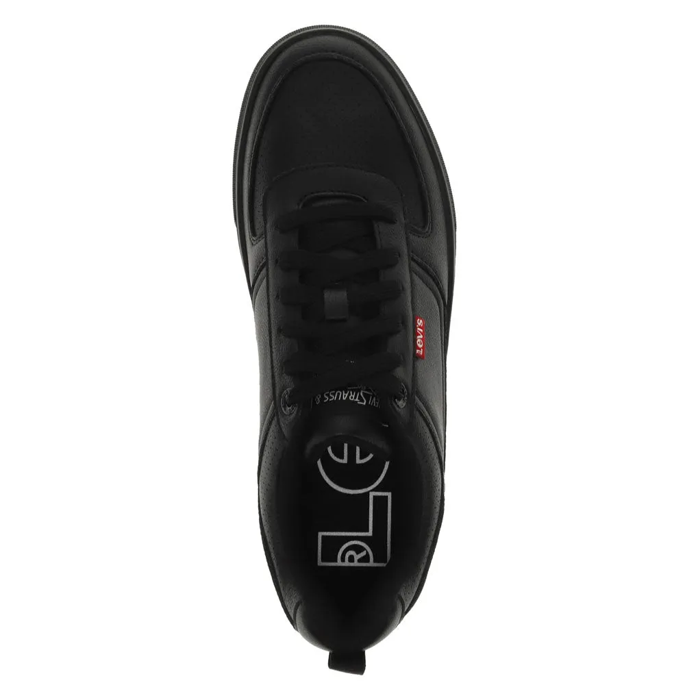 Levi's Mens Liam Lo Synthetic Leather Casual Lace Up Sneaker Shoe