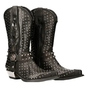 M-7928-s1 Western Cowboy Boots Leather