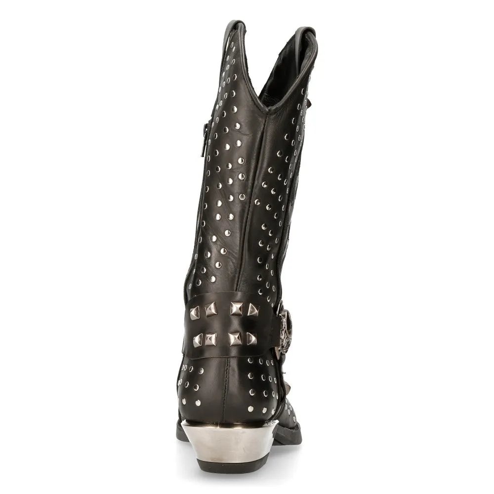 M-7928-s1 Western Cowboy Boots Leather