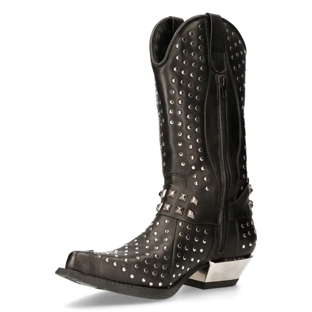 M-7928-s1 Western Cowboy Boots Leather