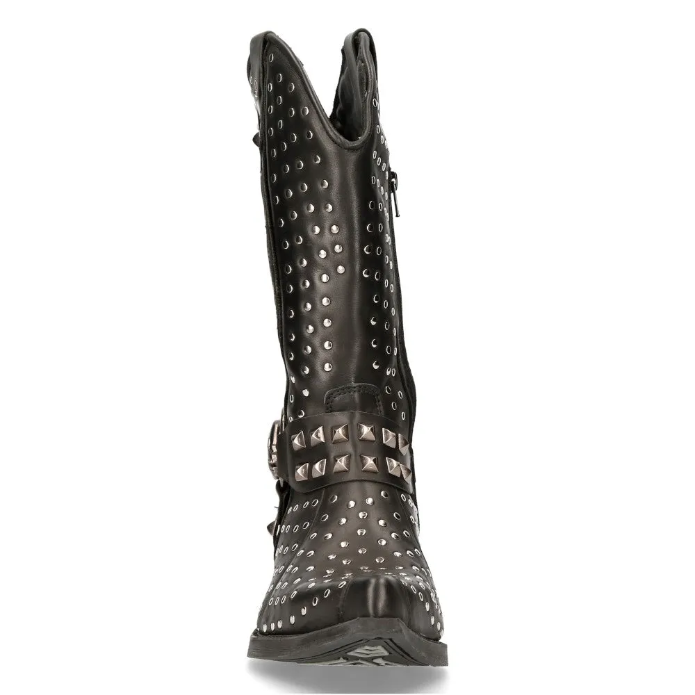 M-7928-s1 Western Cowboy Boots Leather