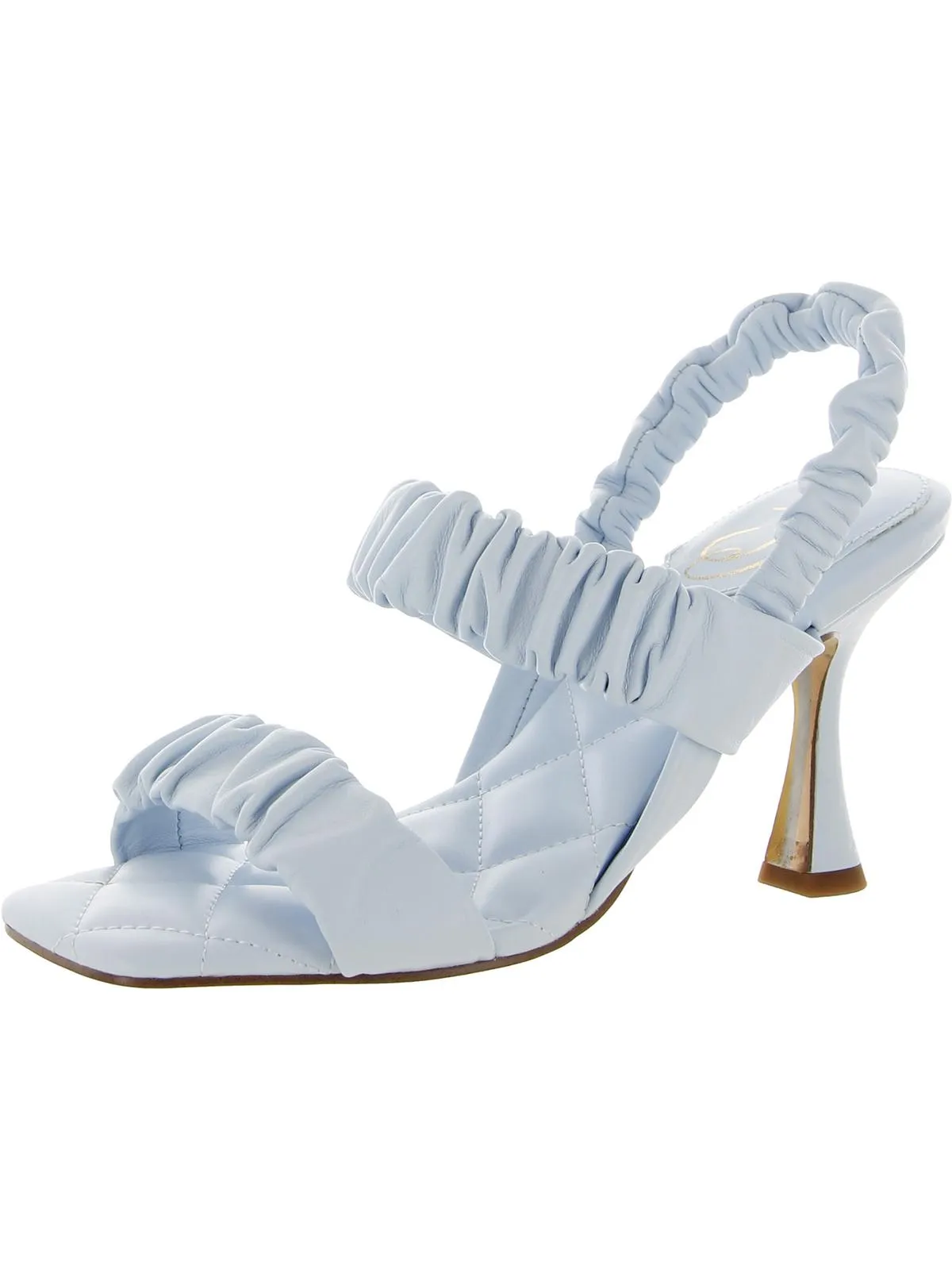 Marlena Womens Leather Slip On Slingback Sandals