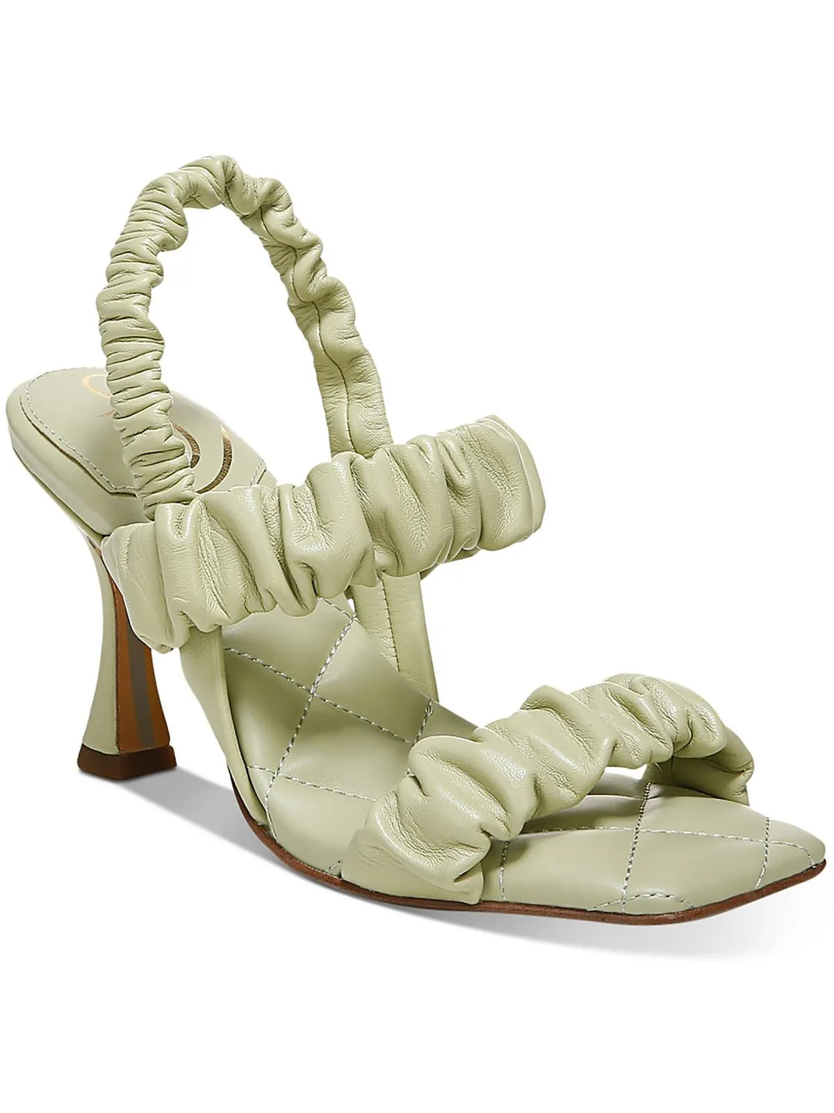 Marlena Womens Leather Slip On Slingback Sandals