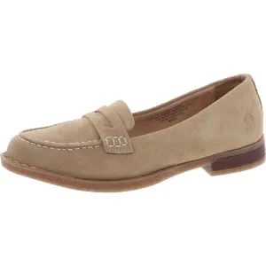 Marlo Womens Cushioned Footbed Faux Suede Loafers