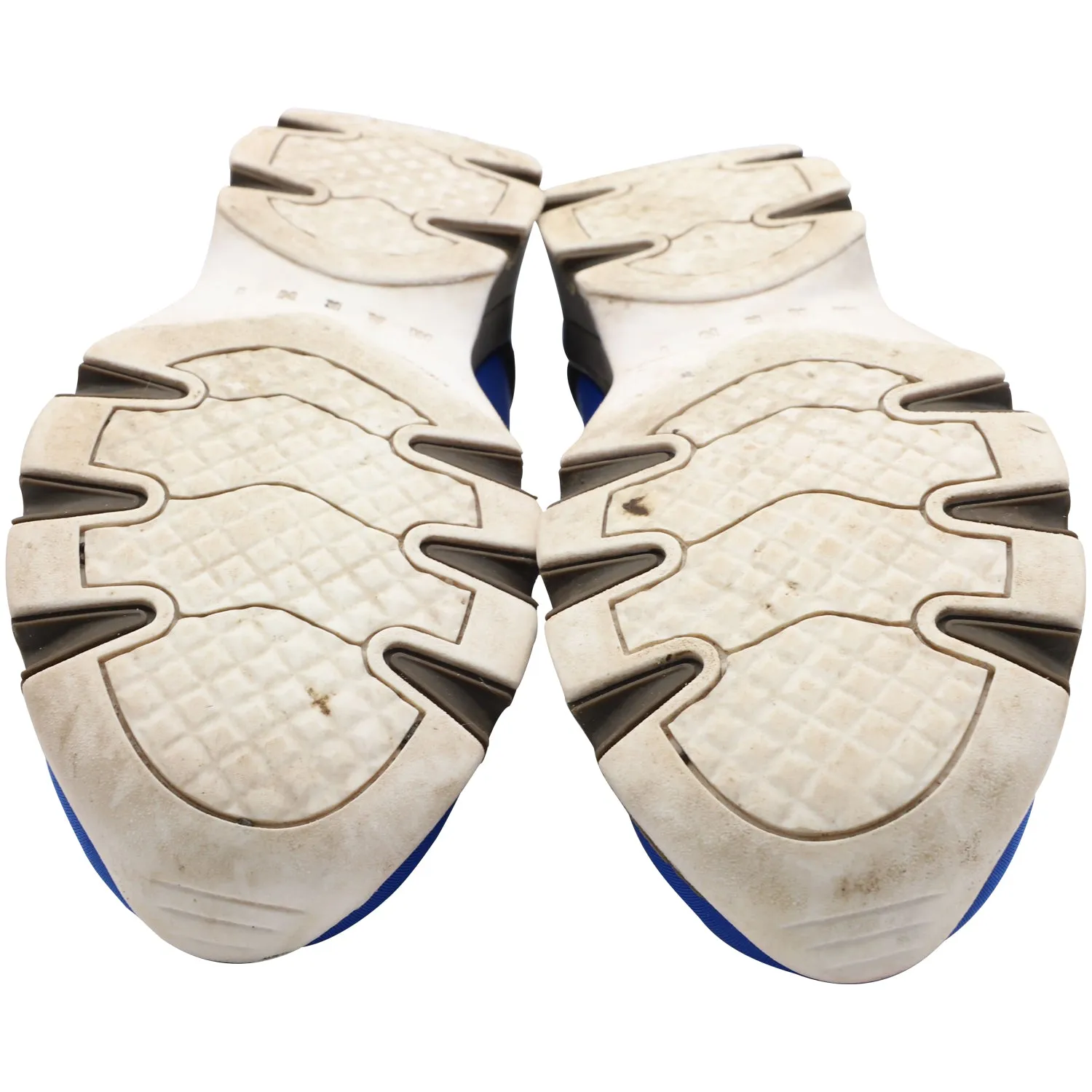 Marni Stretch Fabric Sock Velcro Sneakers in Blue Neoprene