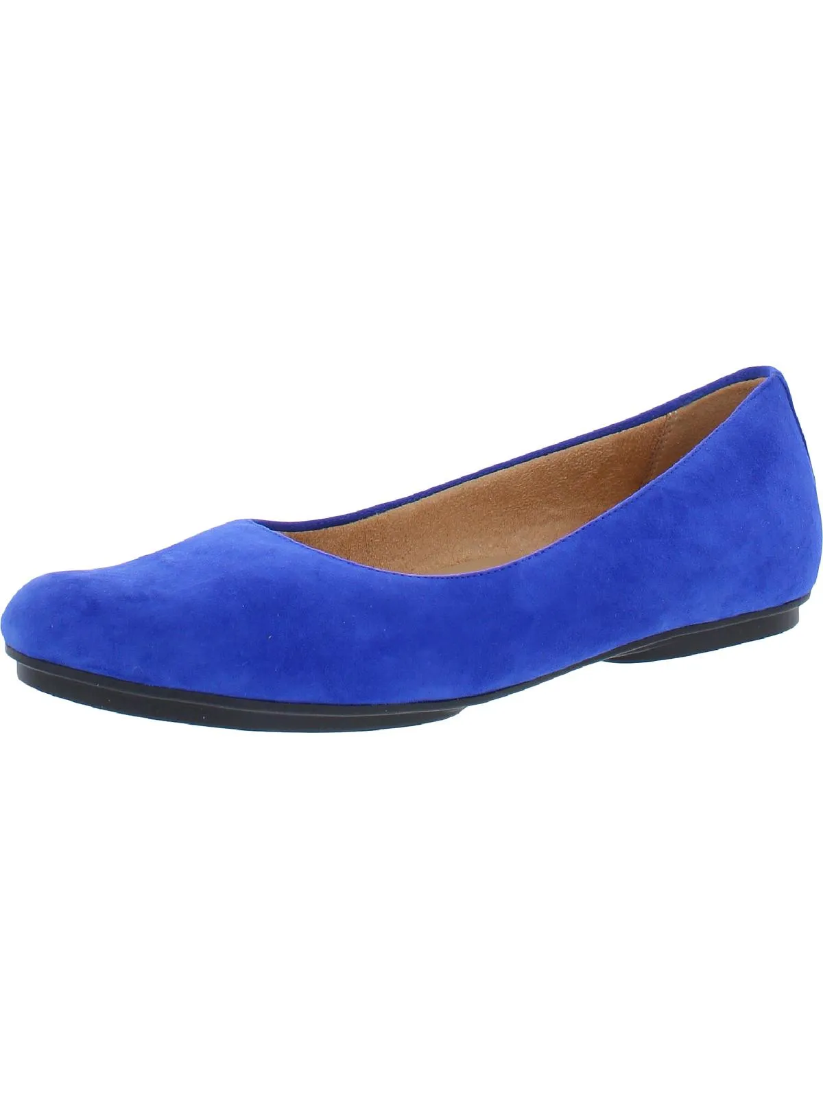 Maxwell Womens Comfort Insole Slip On Ballet Flats