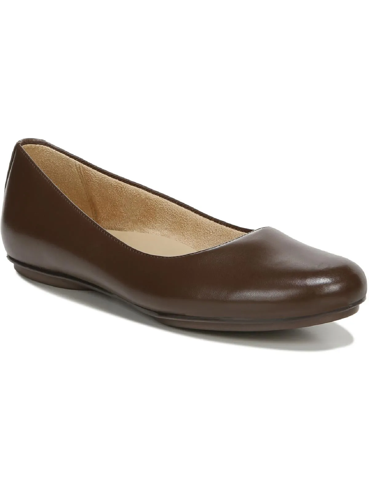 Maxwell Womens Comfort Insole Slip On Ballet Flats