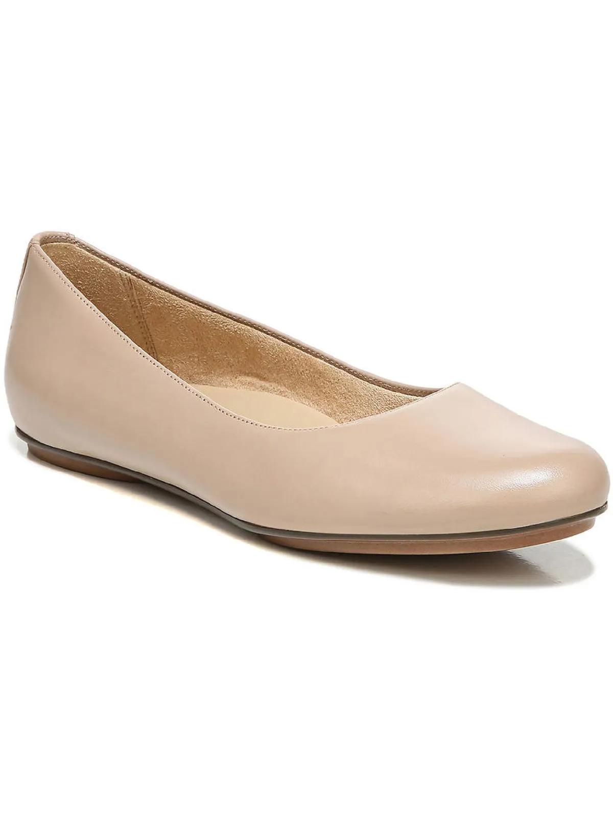 Maxwell Womens Comfort Insole Slip On Ballet Flats