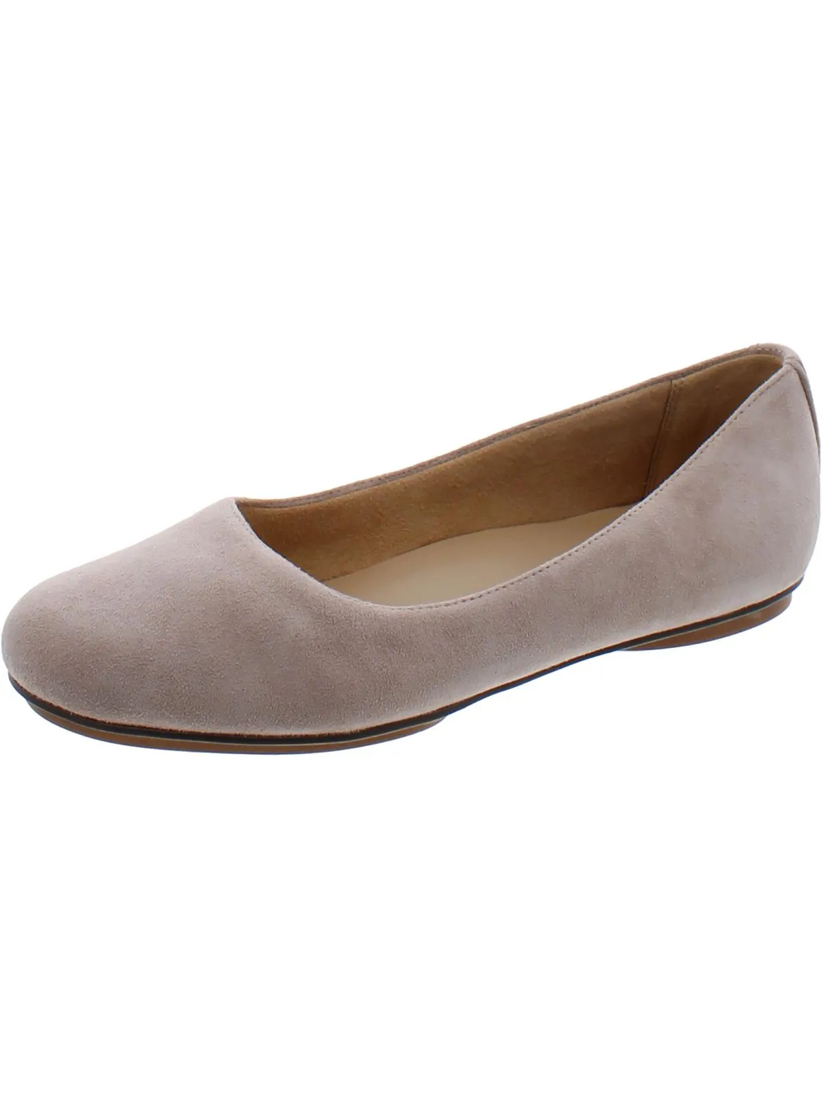 Maxwell Womens Comfort Insole Slip On Ballet Flats