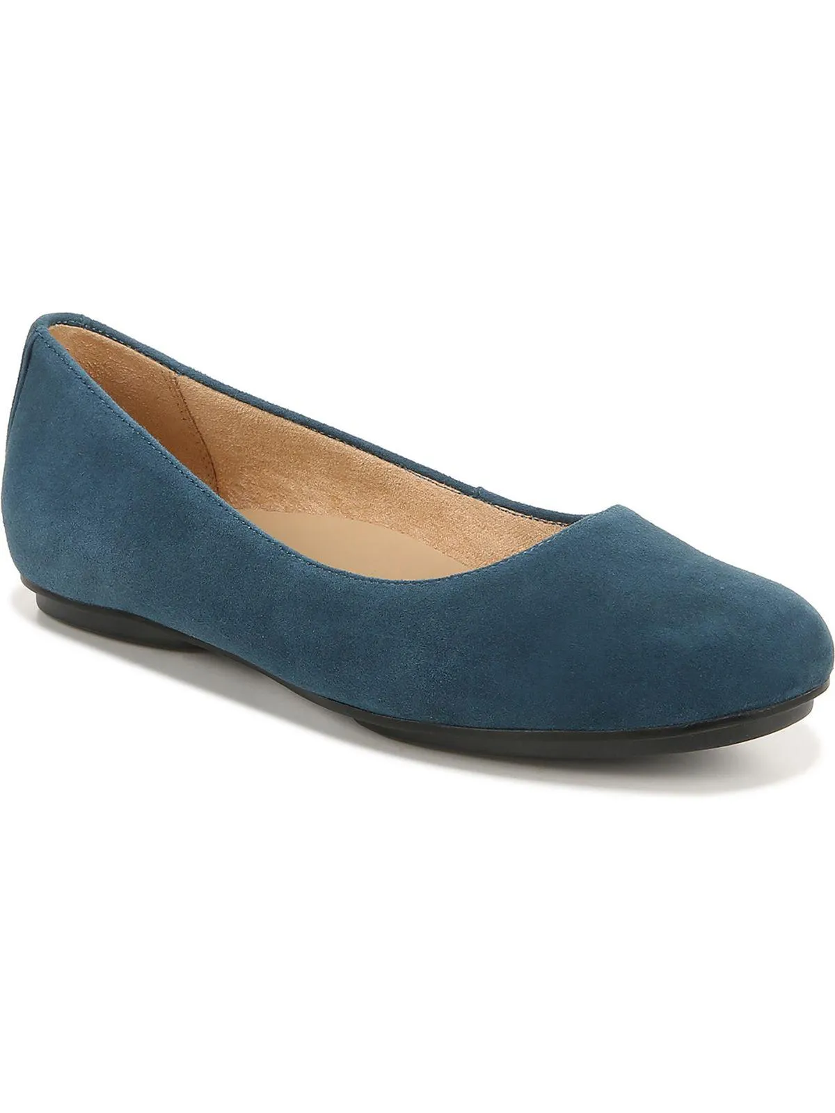 Maxwell Womens Comfort Insole Slip On Ballet Flats