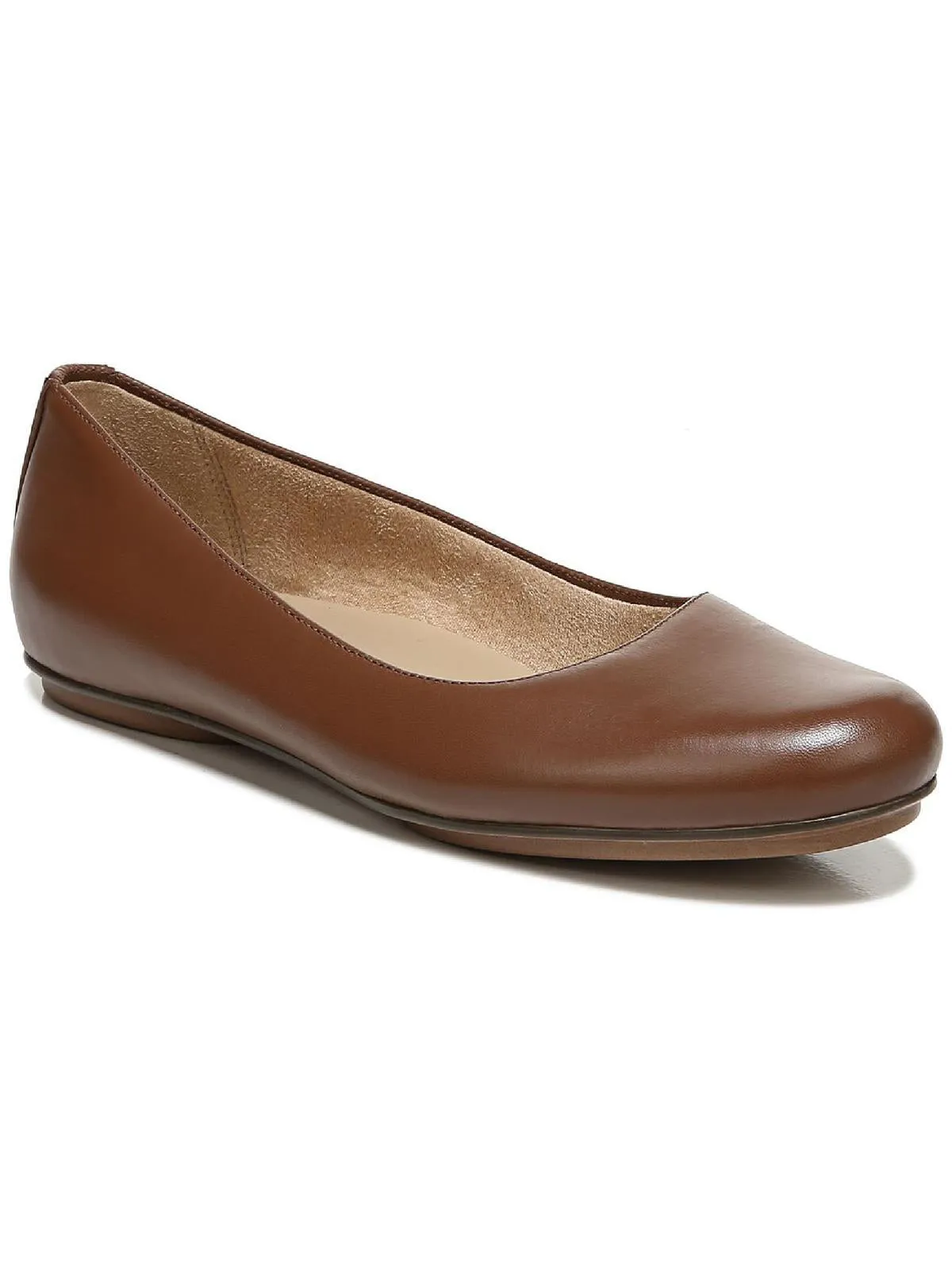 Maxwell Womens Comfort Insole Slip On Ballet Flats