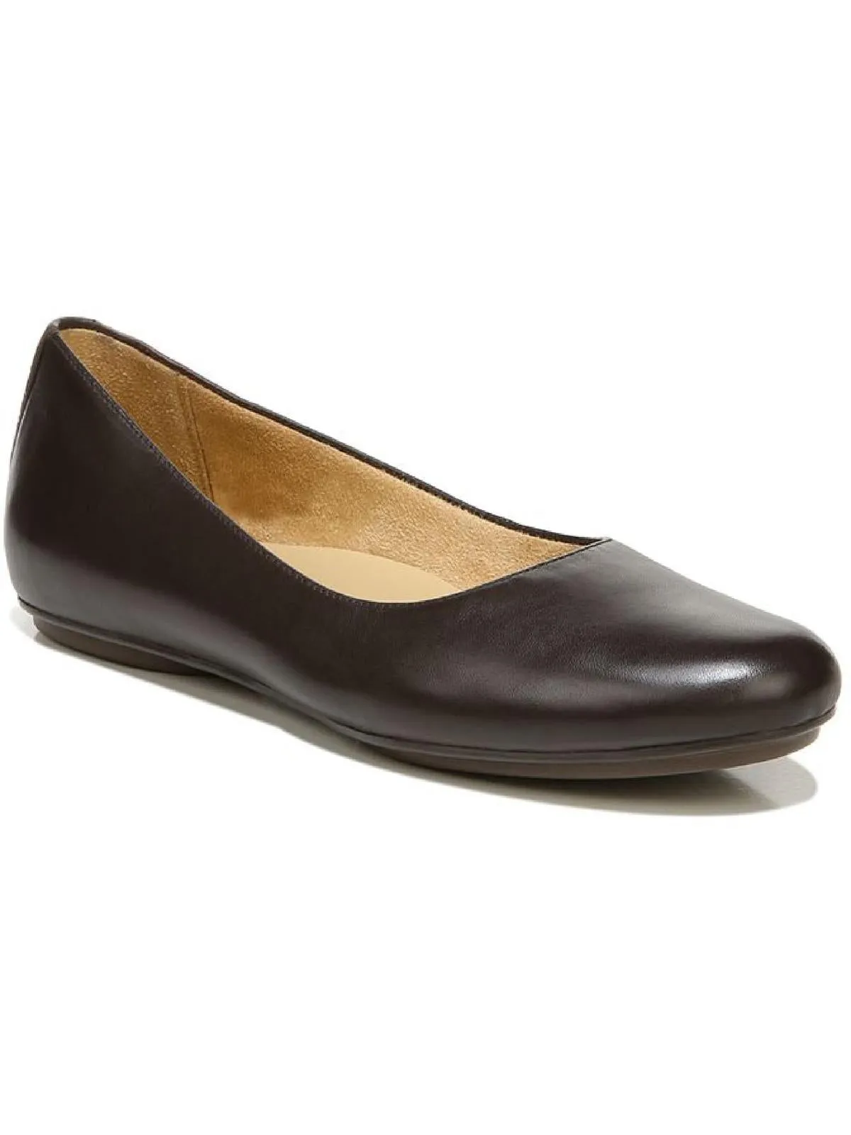 Maxwell Womens Comfort Insole Slip On Ballet Flats