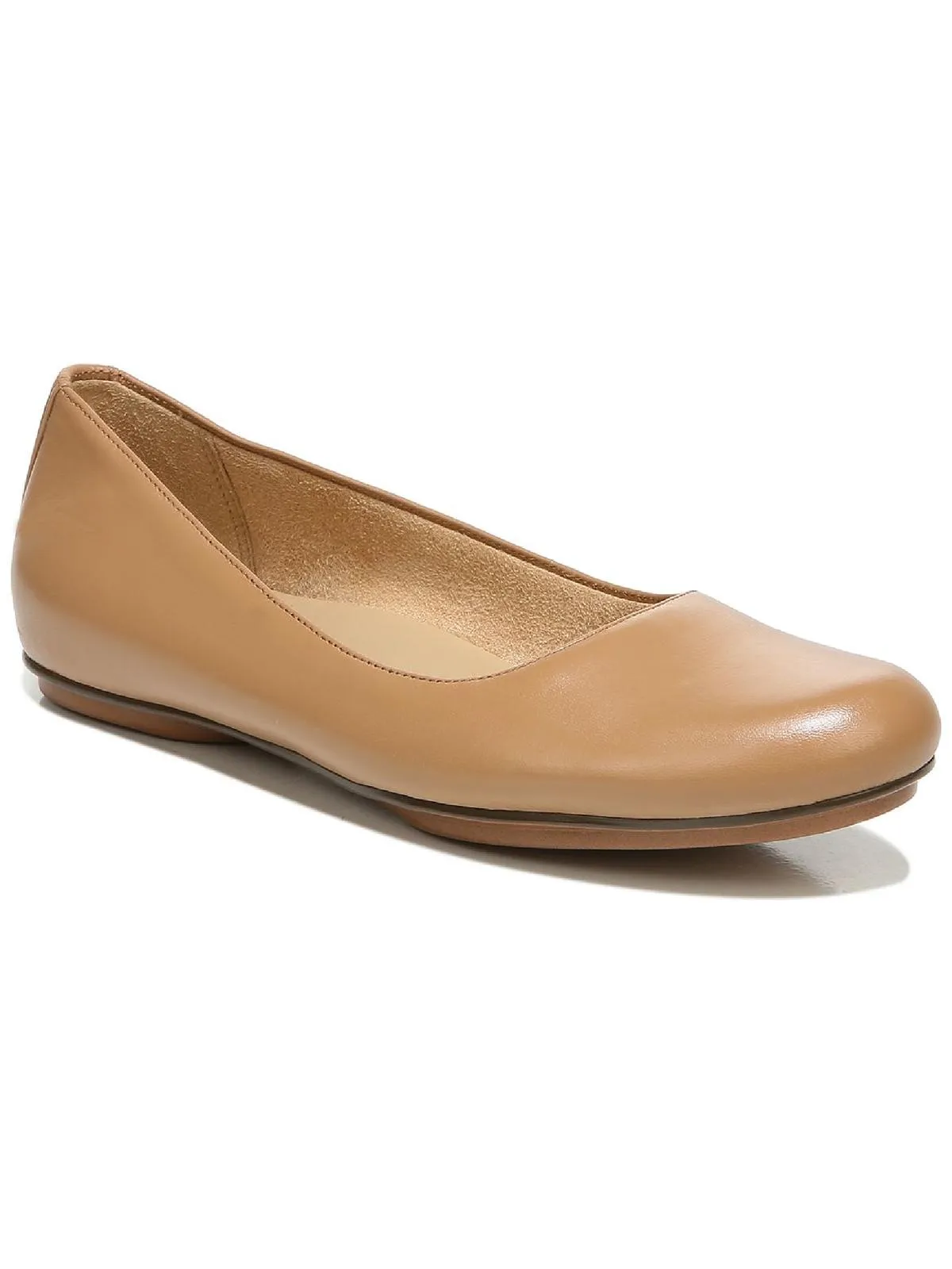 Maxwell Womens Comfort Insole Slip On Ballet Flats