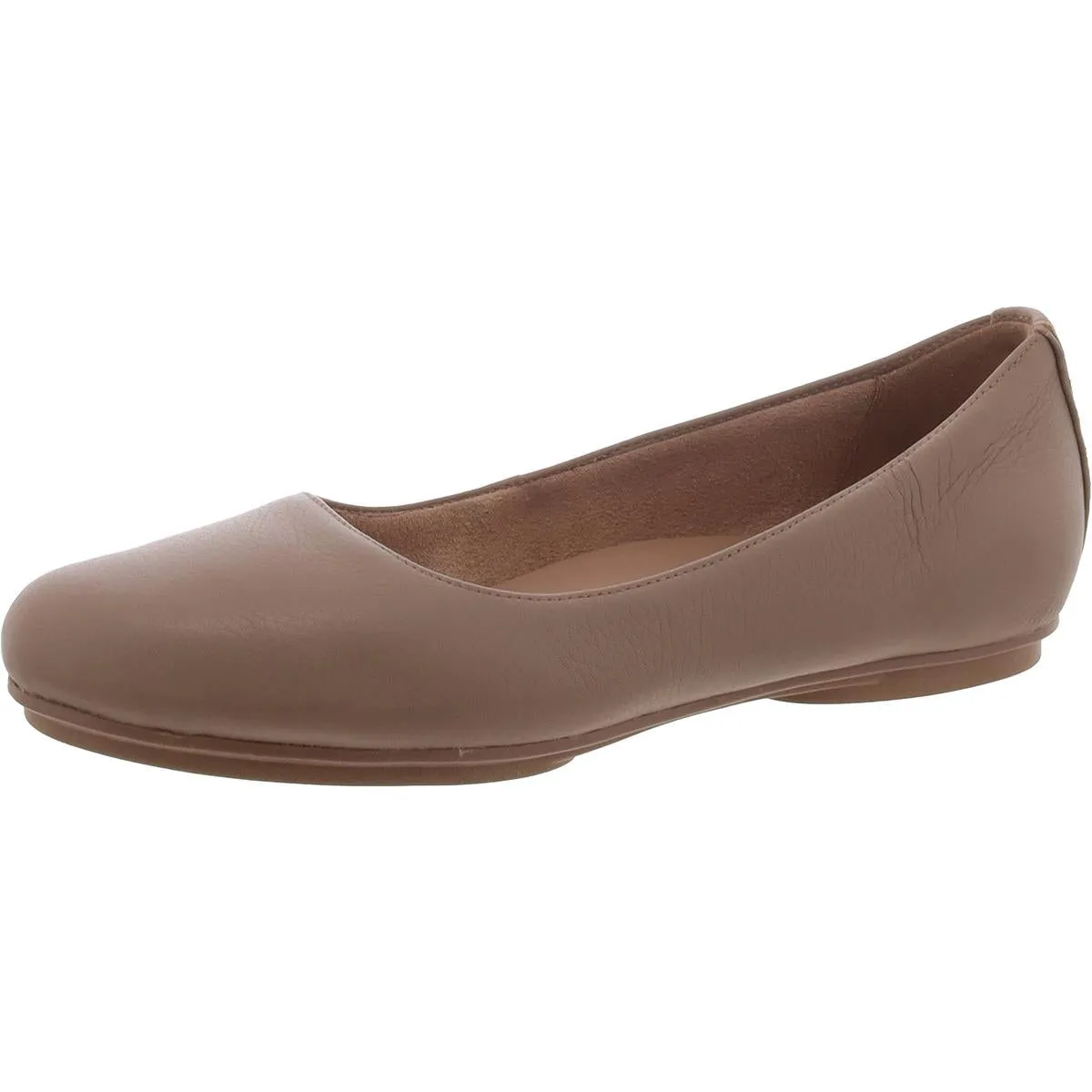 Maxwell Womens Comfort Insole Slip On Ballet Flats