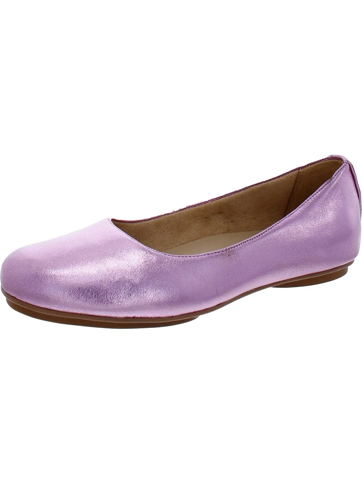 Maxwell Womens Comfort Insole Slip On Ballet Flats