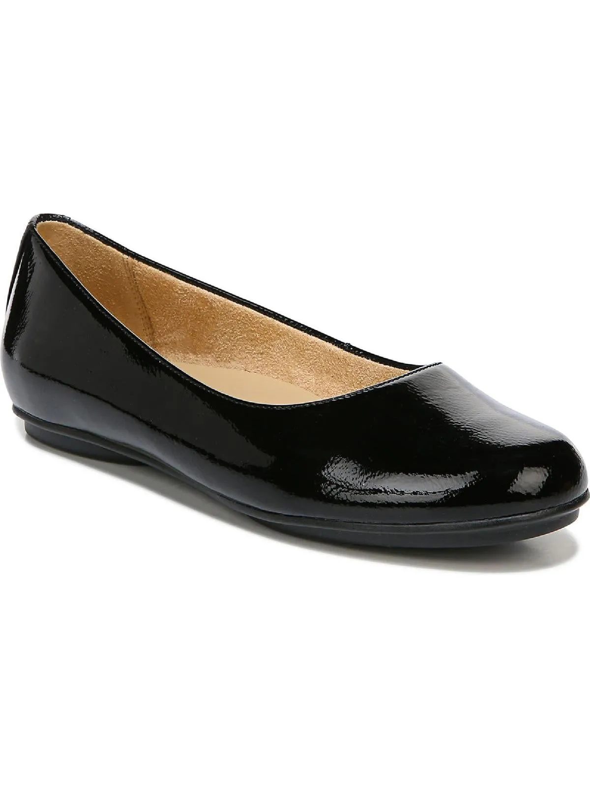 Maxwell Womens Comfort Insole Slip On Ballet Flats