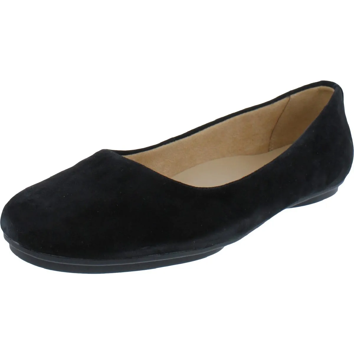 Maxwell Womens Comfort Insole Slip On Ballet Flats