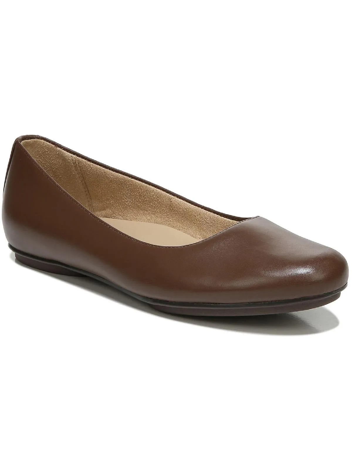 Maxwell Womens Comfort Insole Slip On Ballet Flats