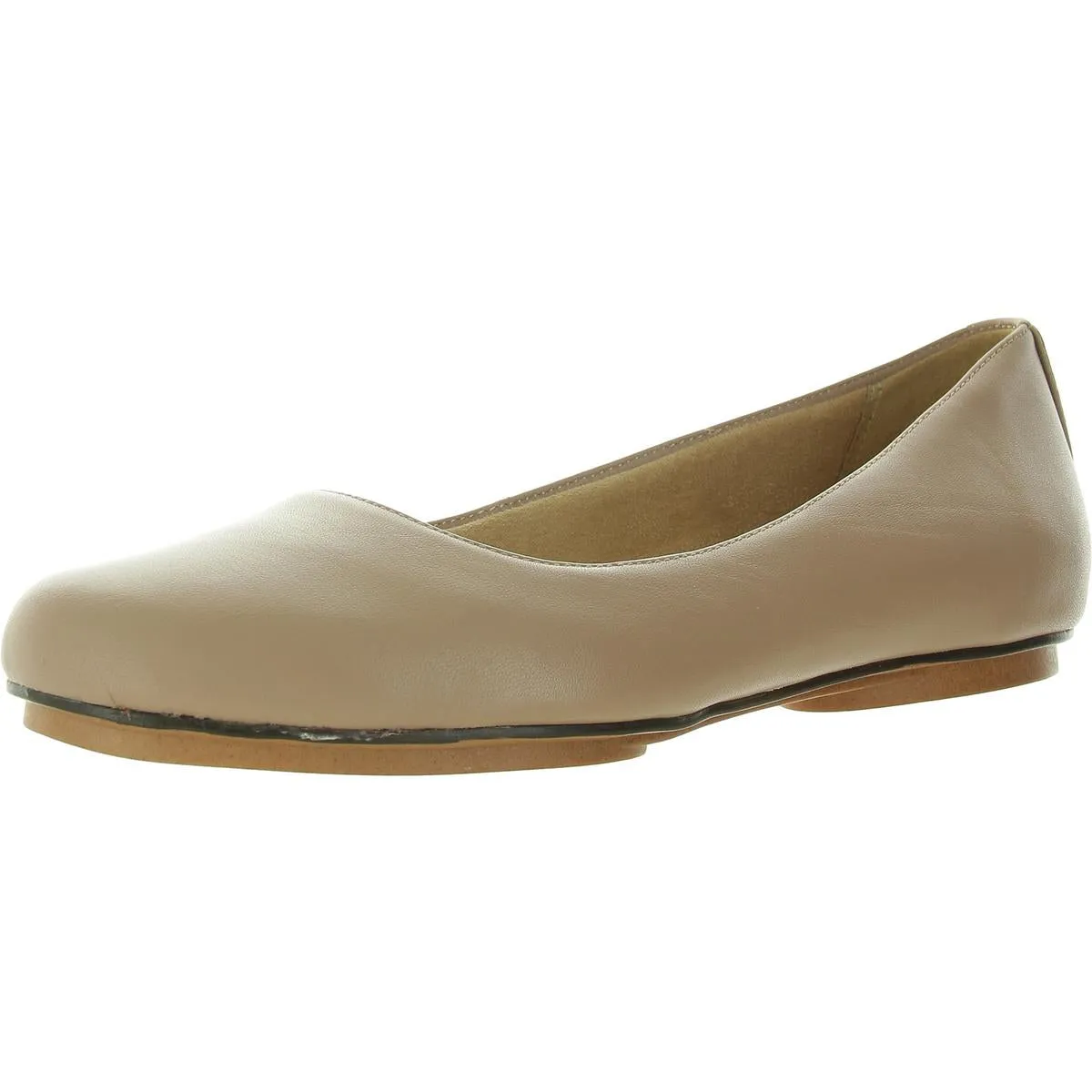 Maxwell Womens Comfort Insole Slip On Ballet Flats