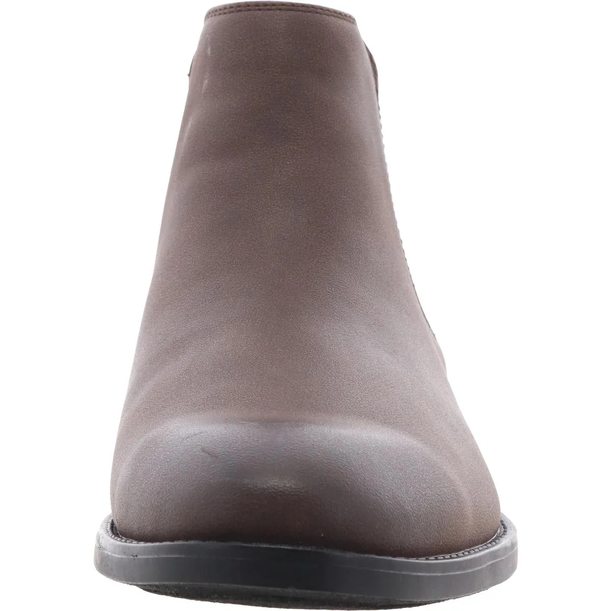 Maxxin Mens Stretch Faux Leather Chelsea Boots