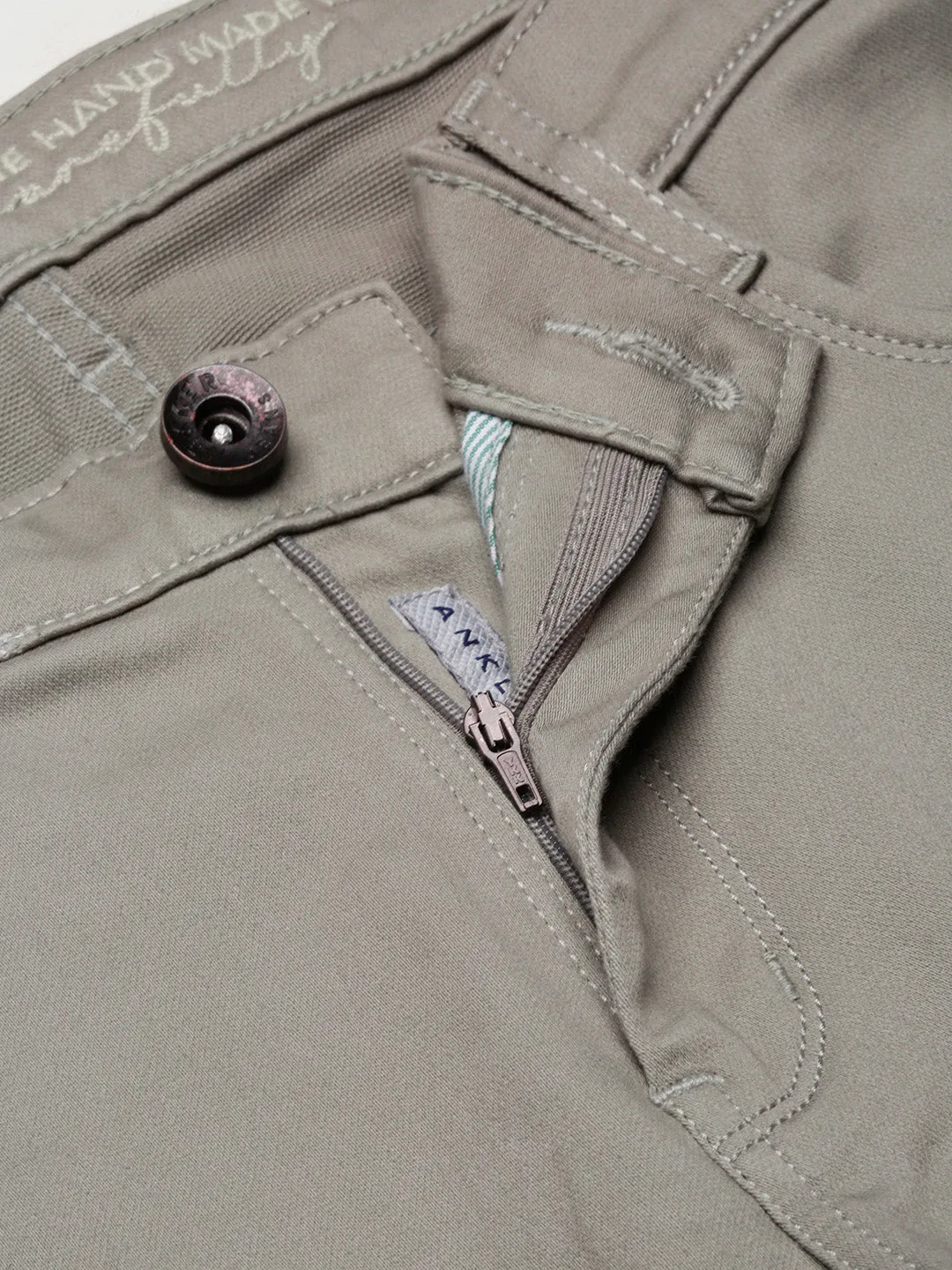 Men Green Slim Fit Jeans