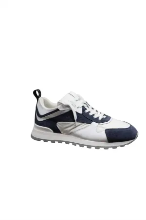 Men Runner Shoes In Bomber Denim