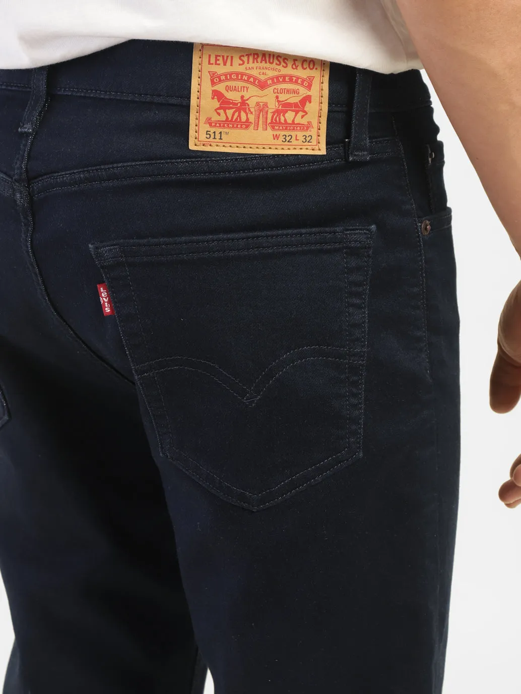 Men's 511 Blue Slim Fit Mid Rise Jeans