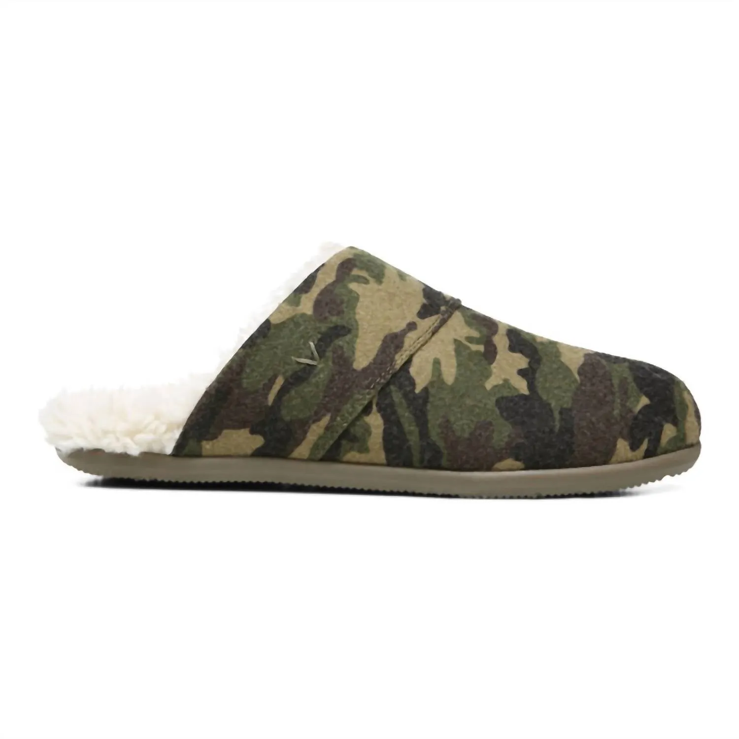 Men's Alfons Slipper In Olive Camo