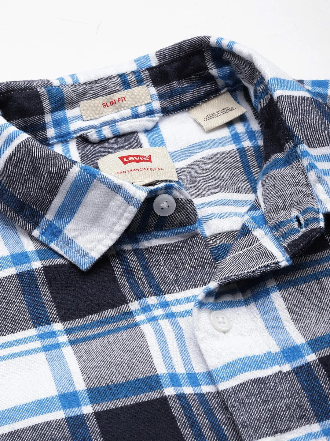 Men's Checkered Slim Fit Shirt