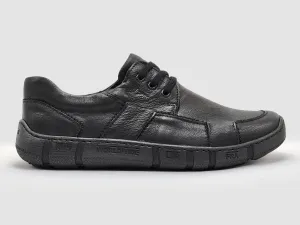 Men's Comfort Leather Shoes In Black