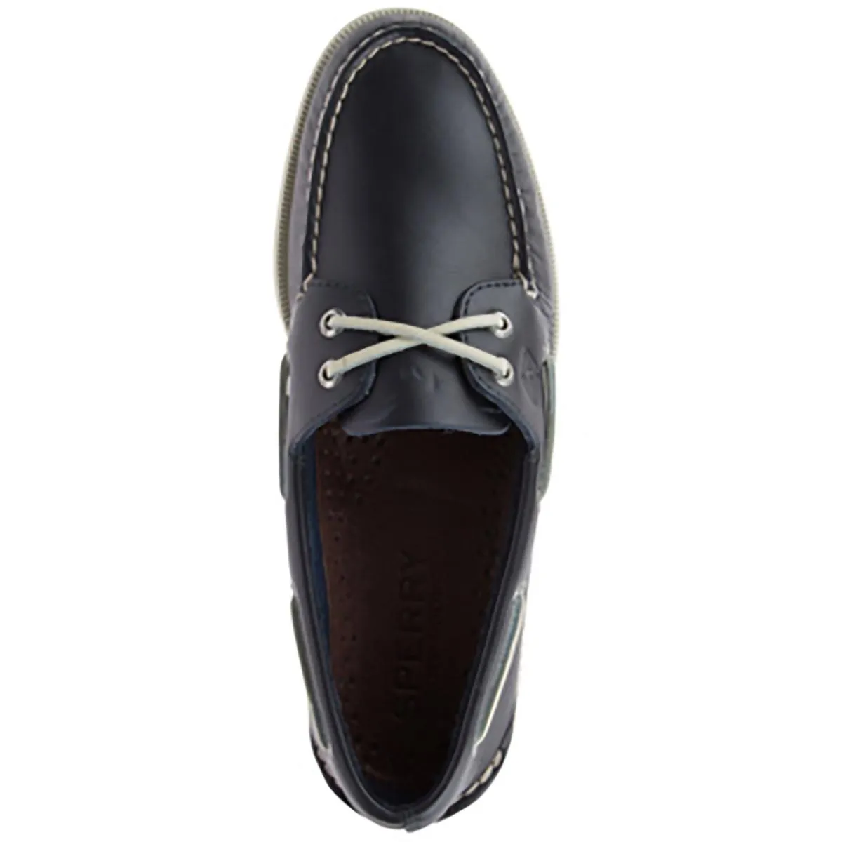 Mens Cushioned Footbed Leather Loafers